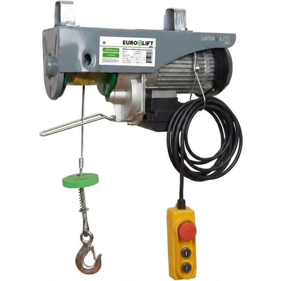Лебедка электрическая стационарная PA-250 (г/п 125/250 кг, в/п 18/9 м) EURO-LIFT 00016923