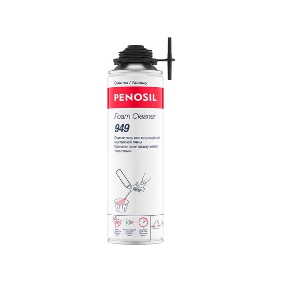 Очиститель неотверждённой монтажной пены Penosil Cleaner 949, 500 мл. A1633Z