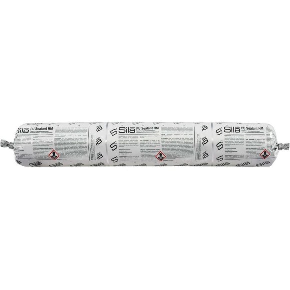 Герметик полиуретановый высокомодульный Sila PRO PU Sealant HM 600 WHITE, белый RAL 9010, 600 мл. SLPUST600_WH
