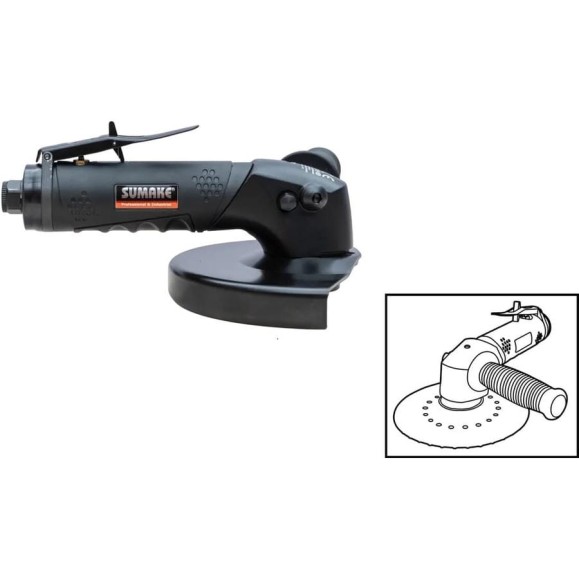 Пневматическая производительная углошлифовальная машина SUMAKE ST-GD507L3-PL