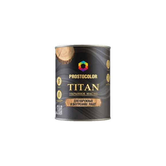 Укрывное масло PROSTOCOLOR TITAN антрацит, 9 л 101624 Укрывное масло PROSTOCOLOR TITAN антрацит, 9 л 101624