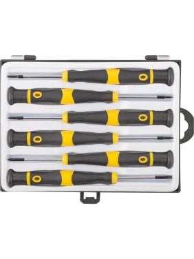 FIT Отвертки для точных работ FIT CrV, 6 шт., PH/SL, пластиковый кейс 56145