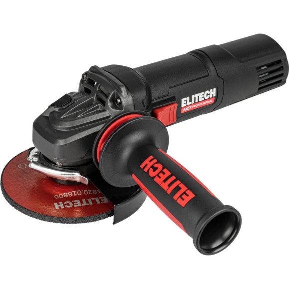 Шлифмашина угловая Elitech AG 1012 (125мм, 1010Вт, пл.пуск) HD 205365 Шлифмашина угловая Elitech AG 1012 (125мм, 1010Вт, пл.пуск) HD 205365
