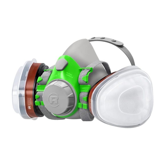Полумаска силиконовая REMIX GUARD 8600,класс защиты A1/P2R, размер L, набор RG-8600L-KIT-A1/P2R