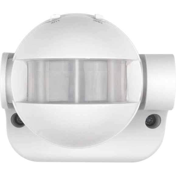 Датчик движения Jazzway PMS-IR 009 1200Вт 180 град. 12м WH белый IP44 5012912