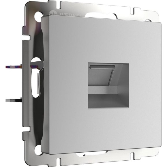 Розетка Ethernet RJ-45 Werkel W1181006 серебряный a050880