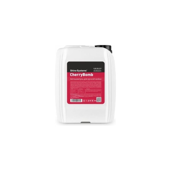 Автошампунь для ручной мойки Shine Systems CherryBomb Shampoo, 5 л SS632 Автошампунь для ручной мойки Shine Systems CherryBomb Shampoo, 5 л SS632