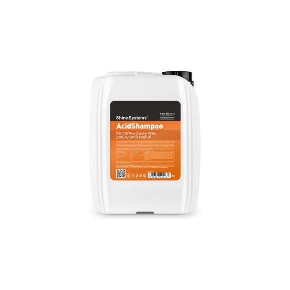 Кислотный шампунь для ручной мойки Shine Systems AcidShampoo, 5 л SS651
