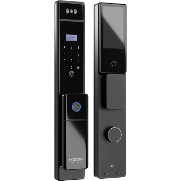 Умный электронный замок HOGO Smart Lock HOGO Face ID, PIN-код, отпечаток пальца, карта доступа или стикер для смартфона V08 HgV08