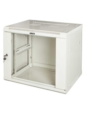 Шкаф TWT настенный Pro 22U 600x450, стеклянная дверь, II TWT-CBWPG-22U-6x4-GY