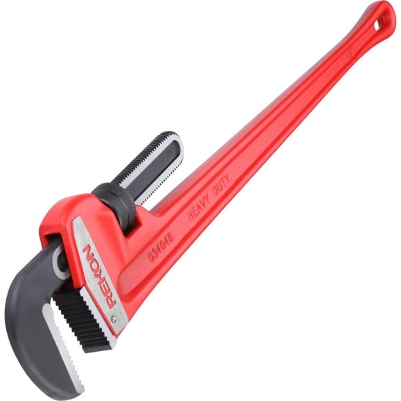 Прямой трубный ключ REKON 48" HEAVY DUTY (для больших нагрузок) 034048 Прямой трубный ключ REKON 48" HEAVY DUTY (для больших нагрузок) 034048