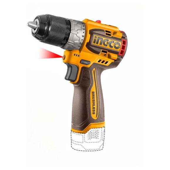 Аккумуляторный шуруповерт INGCO б/щ 16В Li-ion, 60 Нм INDUSTRIAL COSLI240786 Аккумуляторный шуруповерт INGCO б/щ 16В Li-ion, 60 Нм INDUSTRIAL COSLI240786
