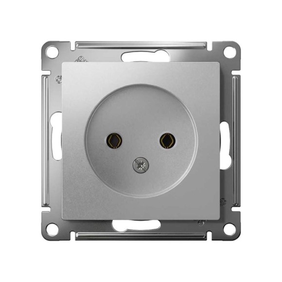 Механизм розетки Systeme Electric (Schneider Electric) 1-м AtlasDesign, без заземления, 16 А, алюминий ATN000341 Механизм розетки Systeme Electric (Schneider Electric) 1-м AtlasDesign, без заземления, 16 А, алюминий ATN000341