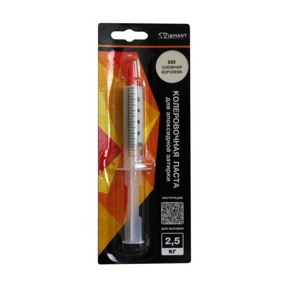 Паста колеровочная DipoxSi Systems Diamant 055 снежная королева, на 2,5 кг 259189