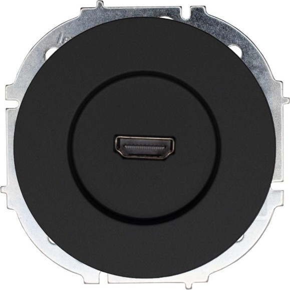 Розетка HDMI Lezard OSEN чёрный бархат 743-4288-203