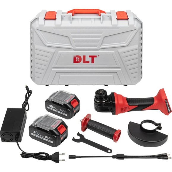 Шлифмашина угловая аккумуляторная DLT Y125BL, 1200Вт, 4500,6500,8500 об/мин, d-125мм, арт. 5100