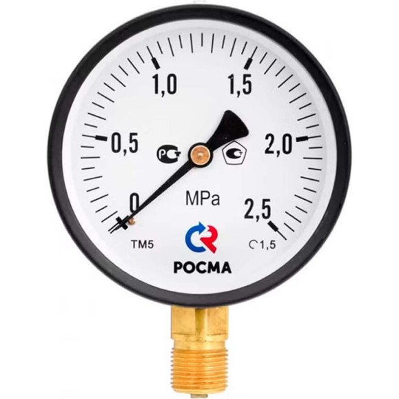 Манометр РОСМА ТМ-510Р.00 (0-10МПа) G1/2 1.0 100мм, радиальный, кл. точн. 1.0 D070-07765 Манометр РОСМА ТМ-510Р.00 (0-10МПа) G1/2 1.0 100мм, радиальный, кл. точн. 1.0 D070-07765