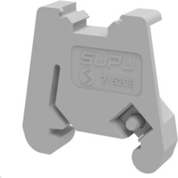 Стопор оконечный винтовой SUPU SP15, толщина 5.2мм, 50 шт 215208