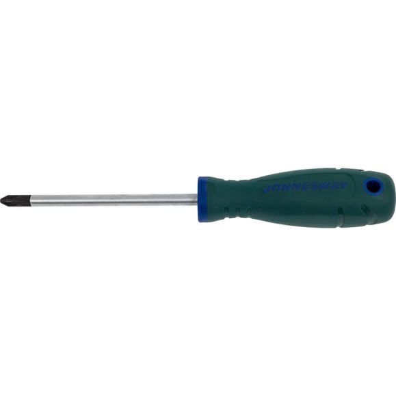 Стержневая отвертка Jonnesway D77P2100 крестовая ANTI-SLIP GRIP, PH2x100 мм 46372 Стержневая отвертка Jonnesway D77P2100 крестовая ANTI-SLIP GRIP, PH2x100 мм 46372