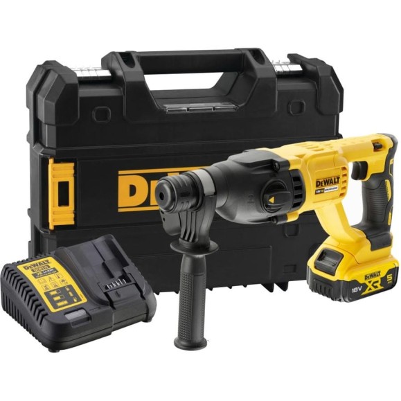 Аккумуляторный перфоратор Dewalt DCH133P1, 18В, 2.6Дж, 5500уд/мин, с АКБ 5 Ач и ЗУ, в кейсе TSTAK DCH133P1-QW