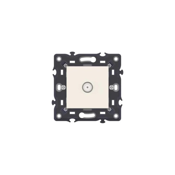 Розетка ТВ ELBI Moda Vox белый, оконечная M+C 611-040232-273