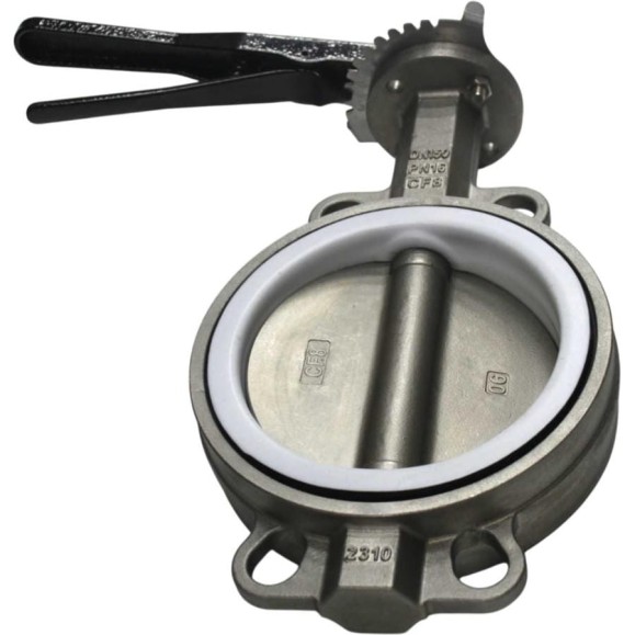 Затвор дисковый межфланцевый NEWKEY AISI304, DN150 (6), PN16, PTFE NK-DZis150 Затвор дисковый межфланцевый NEWKEY AISI304, DN150 (6), PN16, PTFE NK-DZis150