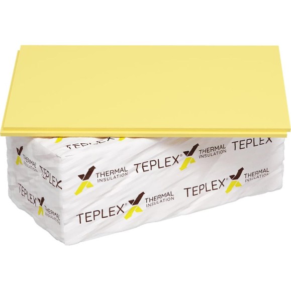 Экструдированный пенополистирол PENOPLEX ТЕПЛЕКС 50х585х1185 TU0-0004537