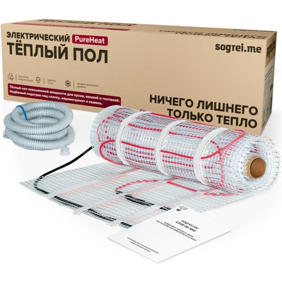 Комплект теплого пола Sogrei.me SOGREIME PureHeat UHK-M (ЧистоеТепло УХК-М) 180-0,5-3,5 0К-00002156