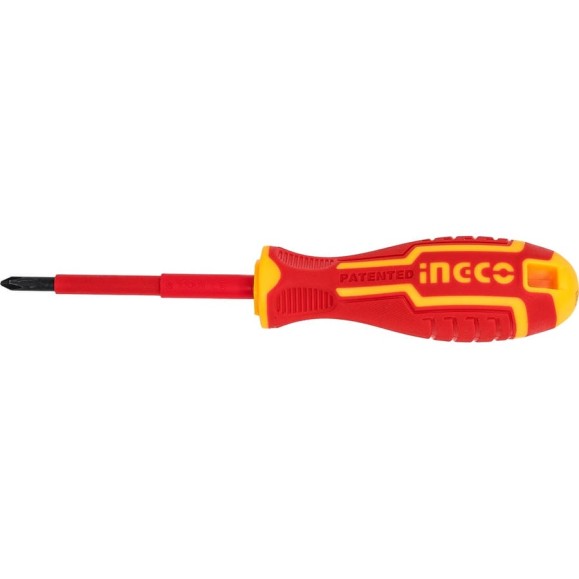 Диэлектрическая крестовая отвертка INGCO PH1x80 мм HISD81PH180