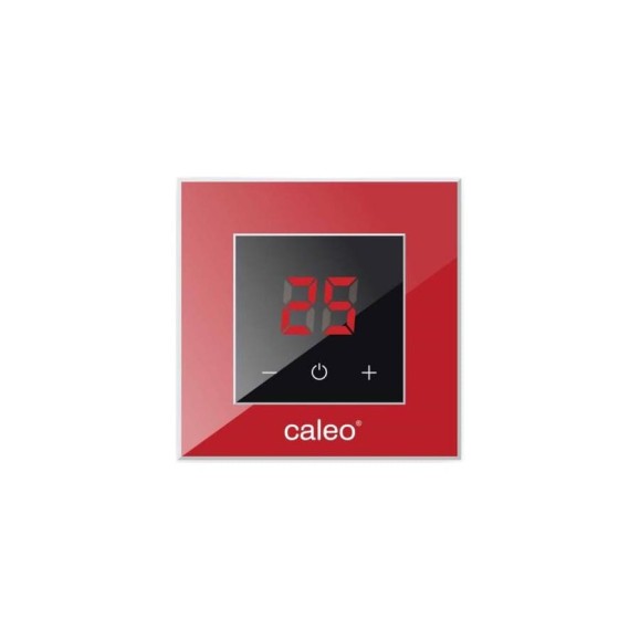 Терморегулятор CALEO NOVA встраиваемый цифровой, 3,5 кВт, алый УП-00000430 Терморегулятор CALEO NOVA встраиваемый цифровой, 3,5 кВт, алый УП-00000430