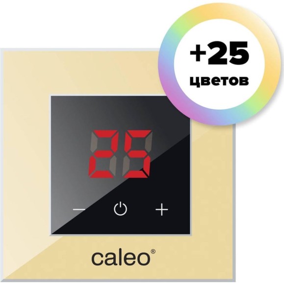Терморегулятор CALEO NOVA встраиваемый цифровой, 3,5 кВт, кремовый УП-00000418