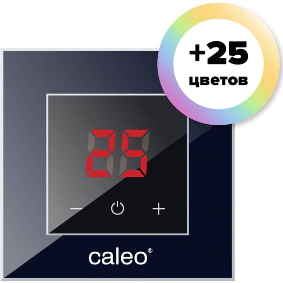 Терморегулятор CALEO NOVA встраиваемый цифровой, 3,5 кВт, графит УП-00000415