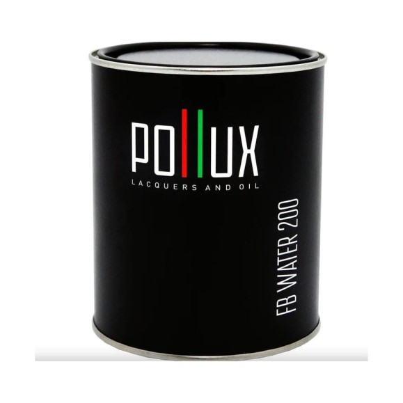 Краска акриловая полуматовая для стен быстросохнущая Pollux без запаха / для наружных и внутренних работ / укрывная, цвет телегрей 1 (RAL7045) 1L FB200C-7045-1L