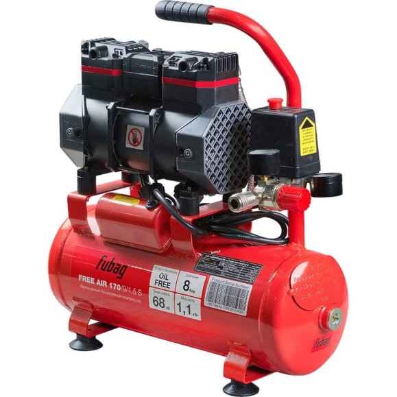 Компрессор безмасляный малошумный FUBAG Free Air 170/9/1.5 S 46553