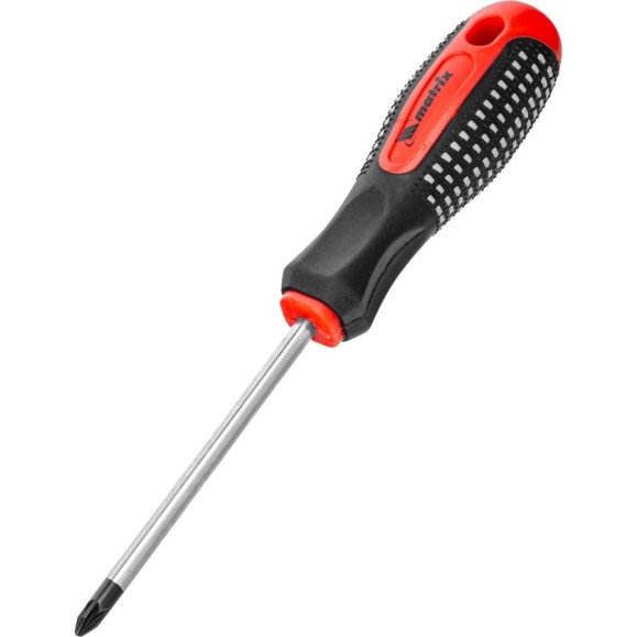 Отвертка MATRIX Fusion PZ2x100 мм, CrV, 3-х компонентная рукоятка anti slip 11403