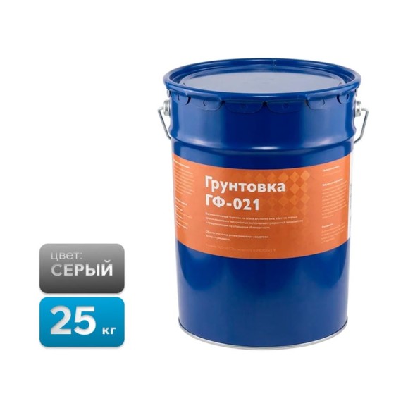 Грунтовка Sebmet ГФ-021 серая, ведро 25 кг TD031300025