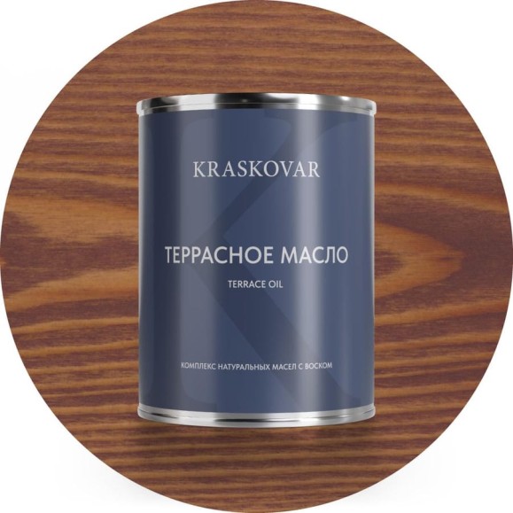 Масло террасное Kraskovar Гранатовый, 0,75 л 1257
