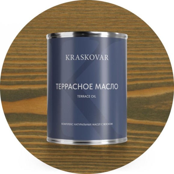 Масло террасное Kraskovar Бамбук 0,75л 1279