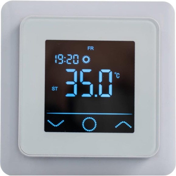 Терморегулятор Warmcoin W600i MIRROR WHITE (Zigbee) W_600_Zig_MirWh_