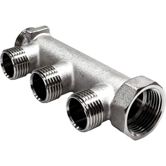 Коллектор STI ГШ 3/4 (НР 1/2×3 выхода) ТТ000019008 Коллектор STI ГШ 3/4 (НР 1/2×3 выхода) ТТ000019008