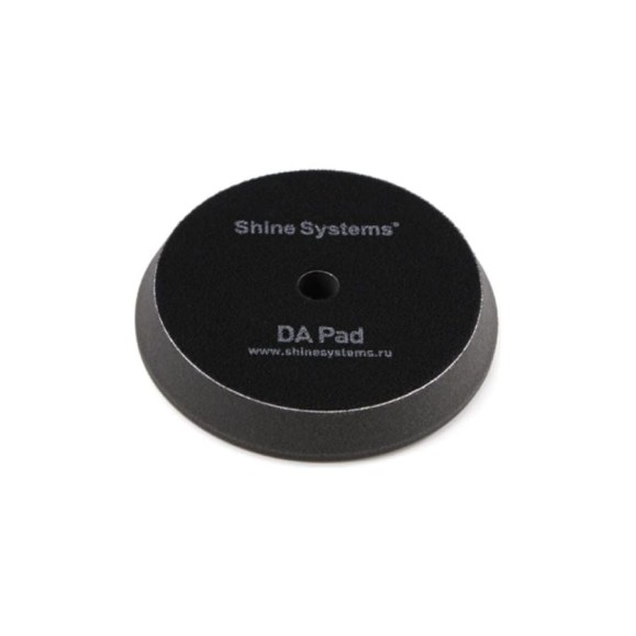 Полировальный круг ультрамягкий Shine systems черный  DA Foam Pad Black, 155 мм SS553