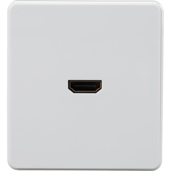 Розетка HDMI KRANZ ROUND с/у перламутр KR-78-0730-1