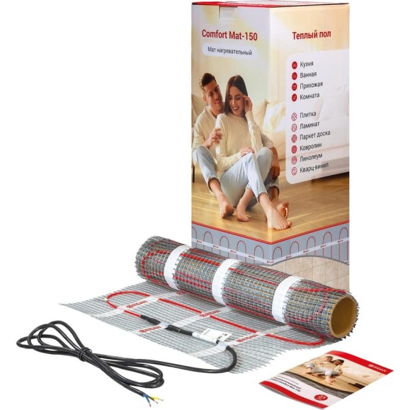 Нагревательный мат Ридан Ridan Comfort Mat-150 225 Вт 230 В 1,5 м² 21RT0402R