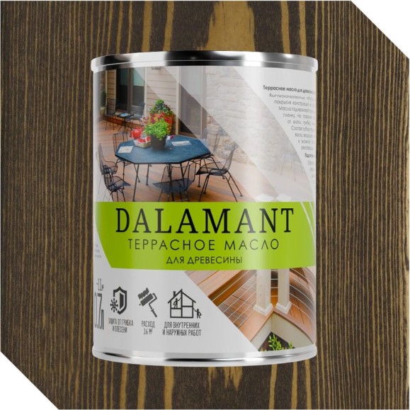Масло террасное Dalamant Палисандр 0,7л ДЛ-00001127