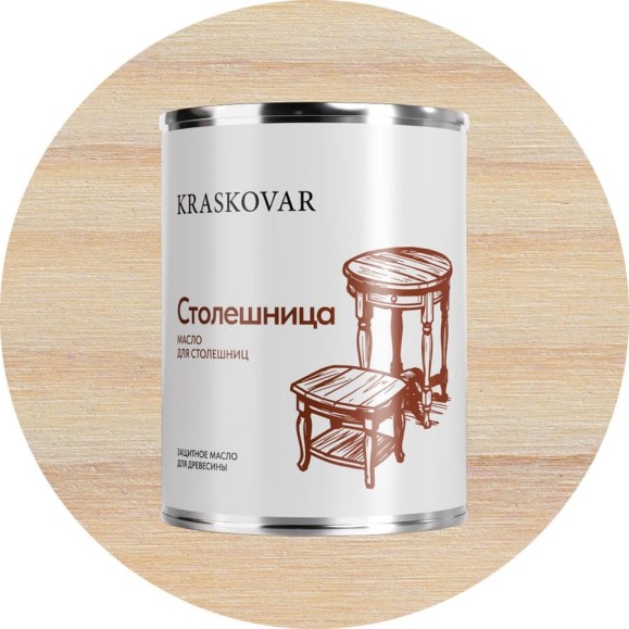 Масло Kraskovar «Столешница» Белый 0,75л 1374