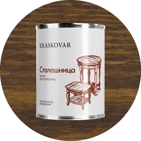 Масло Kraskovar «Столешница» Орех 0,75л 1367 Масло Kraskovar «Столешница» Орех 0,75л 1367