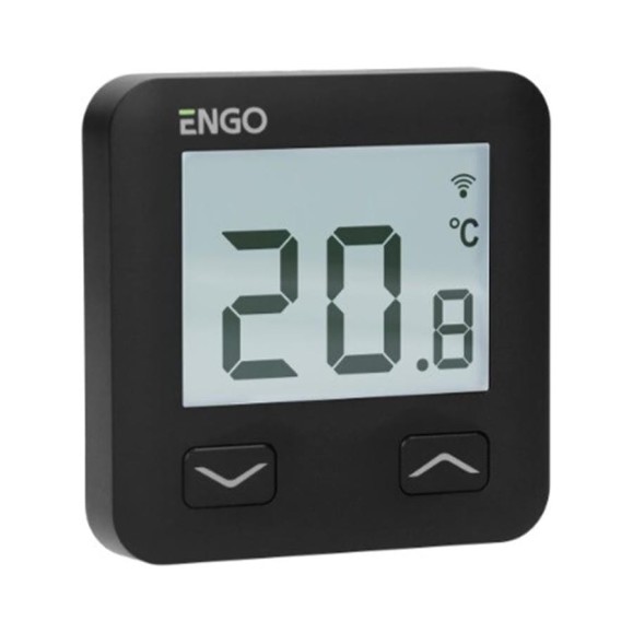 Терморегулятор электронный программируемый ENGO controls, цвет черный, E10-B