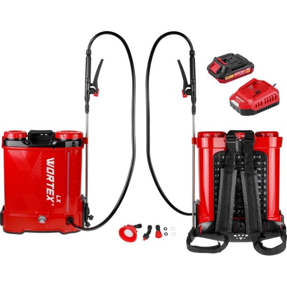 Опрыскиватель ранцевый аккумуляторный LX KS 1220-1 Li ALL1 XLT SET 2335133 WORTEX ЦИ-7367433522