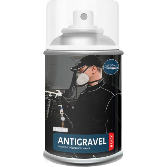 Антигравий TEKKO ANTIGRAVEL , 0,21л чёрный 3TANTBA210