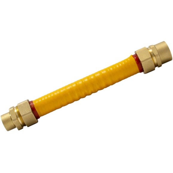 Подводка для газа Kofulso 3/4_1/2 дюйма с муфтами, 150 см (ВР-ВР) — KFG BICG/BICG20_1/2 — 1500